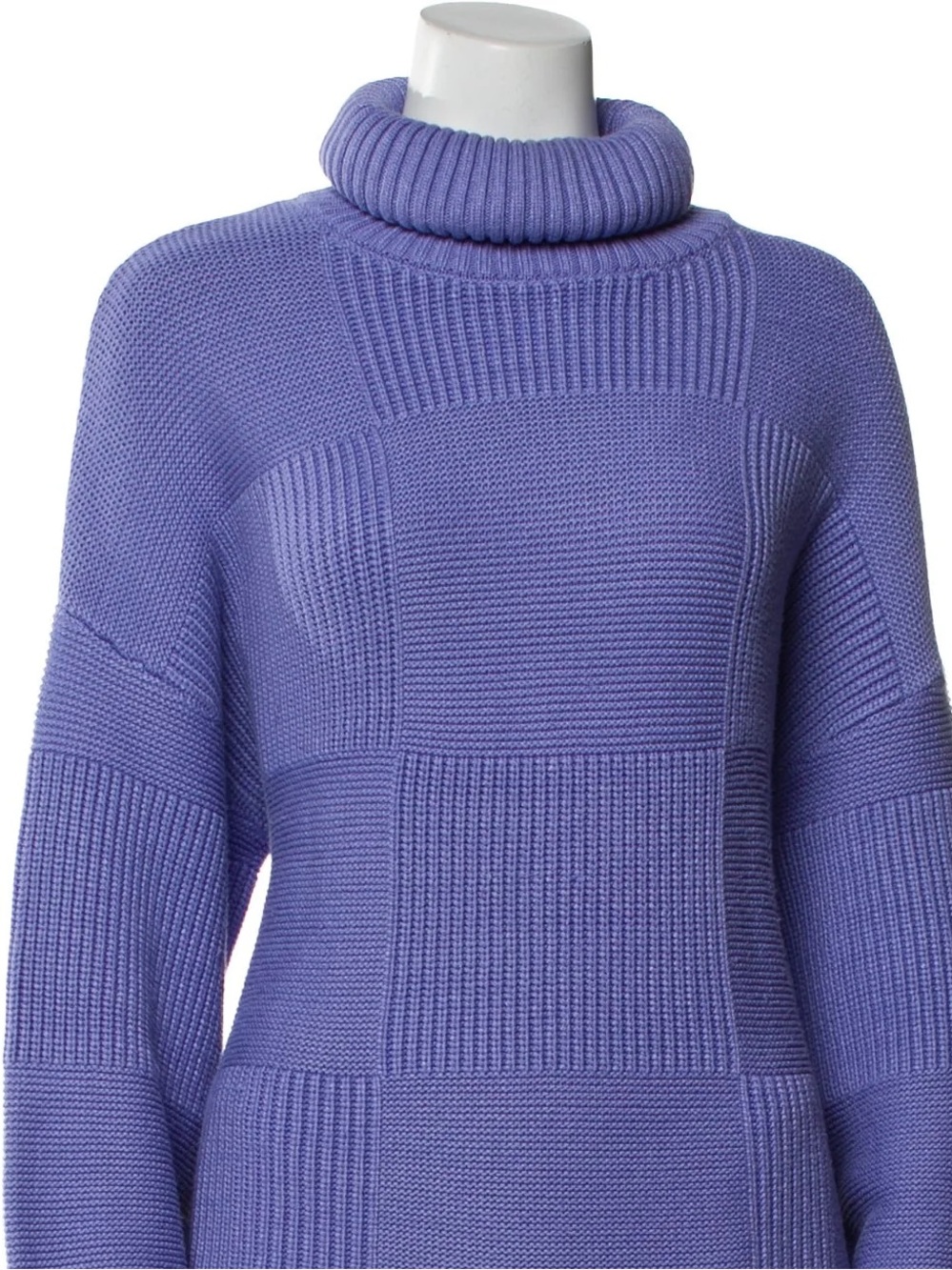 STAUD Turtleneck Sweater Blue